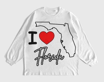 I Love Florida PNG Graphic: State Pride Design (Commercial Use)