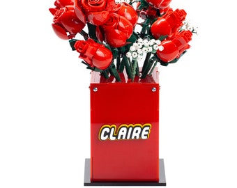 Acrylic Display Case For LEGO Bouquet of Roses 10328