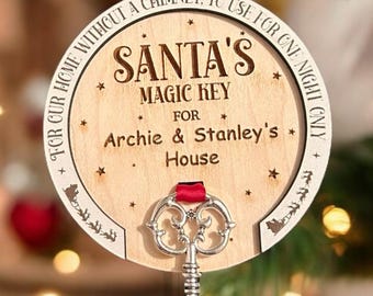 Personalised Magic Santa Key