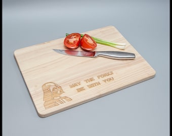 May The Forks Be With You Chopping Board