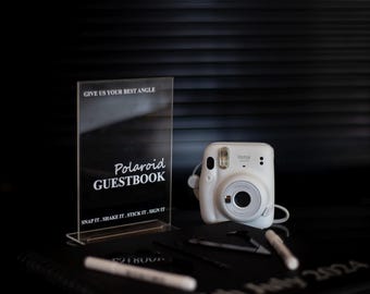 Acrylic Polaroid Photo wedding/event sign plaque