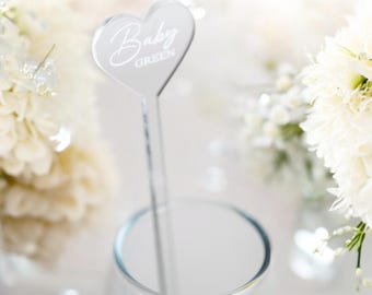 Custom Acrylic Drink Stirrers – Personalised for Your Special Event