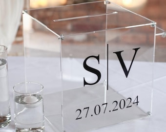 Acrylic Wedding Event Card and Well Wishes box