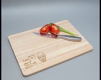 Lets Cook Chopping Board