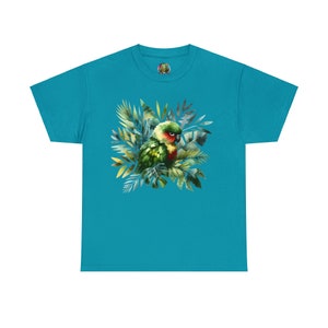 Conure Parrot Design Tee, Gift for Bird Lovers, Bird Tee, Conure Shirt, Tropical Bird Shirt, Unisex Heavy Cotton Tee