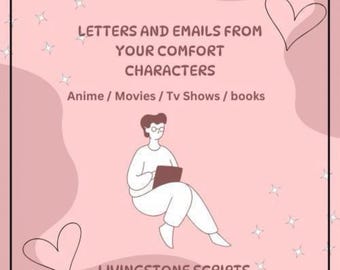 Spersonalizowane cyfrowe listy w formacie PDF od Twojej ulubionej postaci. Seria|książka|film|gra