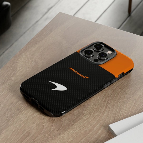 Mclaren Formula 1 Team Phone Cases, Car Enthusiasts, Formula 1 Fans, iPhone 12, 13, 14, 15, Samsung Galaxy S22, S23