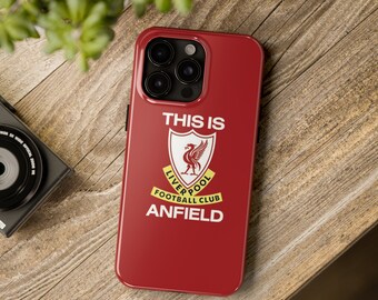 Liverpool F.C Phone Cases, This Is Anfield Liverpool iPhone Cases, iPhone 12, 13, 14, 15