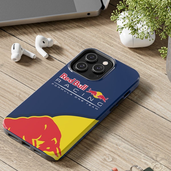 Formula 1 Red Bull Racing Team Tough Phone Cases, Formula 1 iPhone Cover, iPhone X, 11, 12, 13, 14, 15, iPhone Case Red Bull Racing