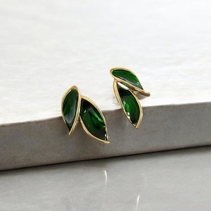 Trendy Leaf Stud Earrings for Women | Elegant Nature-Inspired Jewelry Gift