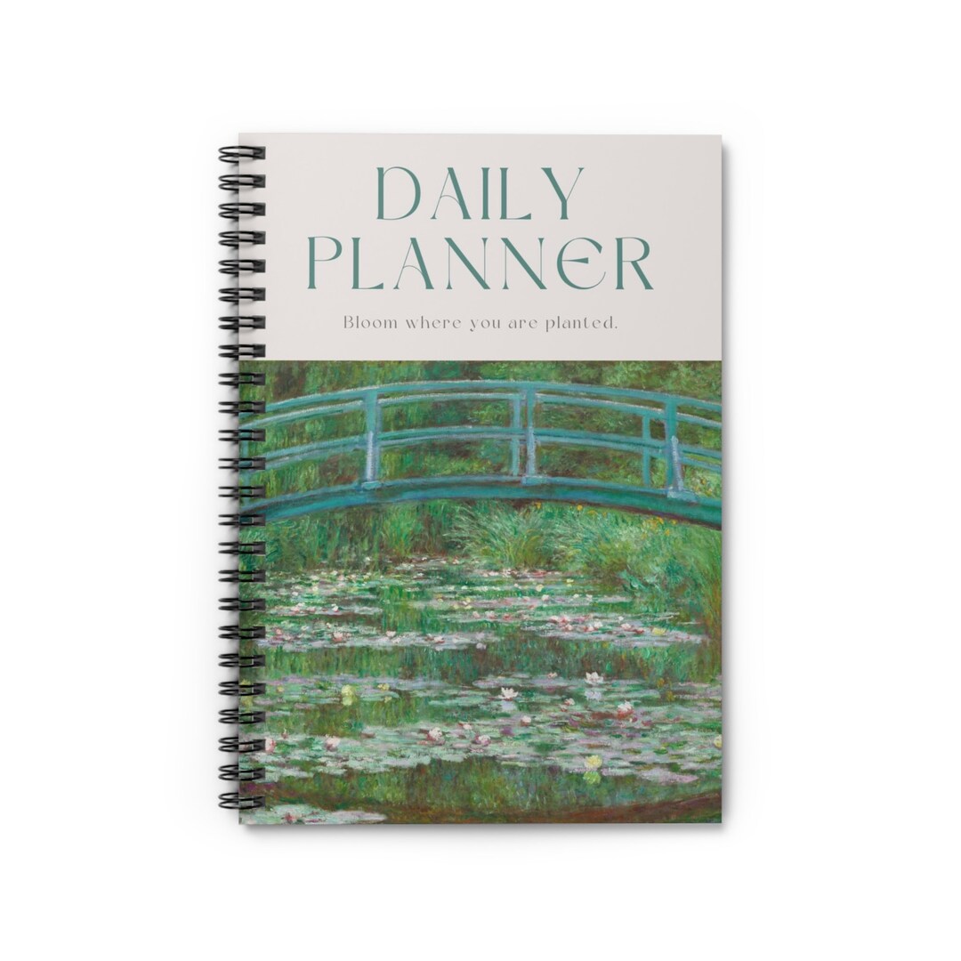 Spiral Notebook Ruled Line Floral Spiral Notebook Daily Notebook - Etsy