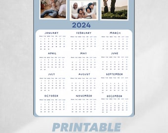 2024 Wall Calendar 2024 Calendar Printable 2024 Calendar