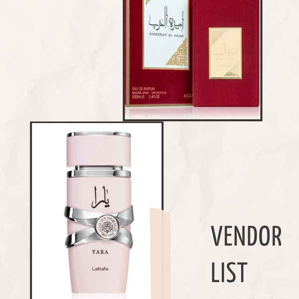 Liste 5 fournisseurs de parfum oriental