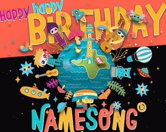 Canciones de cumpleaños personalizadas para niños: ¡canta el nombre de tu hijo! ¡DESCARGA DIGITAL!