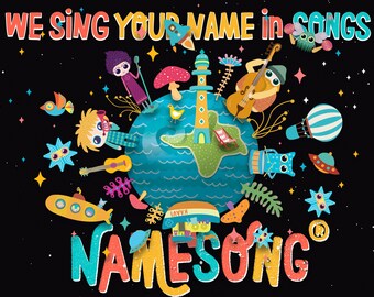 ¡Música personalizada! 16 canciones para niños - ¡Canta el nombre de tu hijo! ¡DESCARGA DIGITAL!