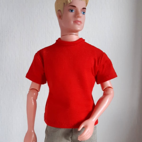 T-shirt for male fashion dolls size 12 inch / 30 cm