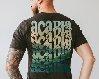 Acadia National Park Shirt, National Park Shirt, Groovy Tee, Acadia Tee, Maine Shirt, National Park Gift, Unisex Shirt