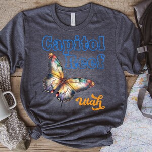 Capitol Reef National Park Shirt, Capitol Reef Butterfly Tee, Wildlife Animal Lovers Shirt, Unisex image 8