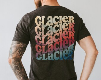 Glacier National Park Shirt, National Park Shirt, Glacier National Park, Groovy Tee, Montana Shirt, Glacier, National Park Gift, Unisex