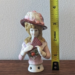 Antique Half-Dolls with Pink Bodices image 5