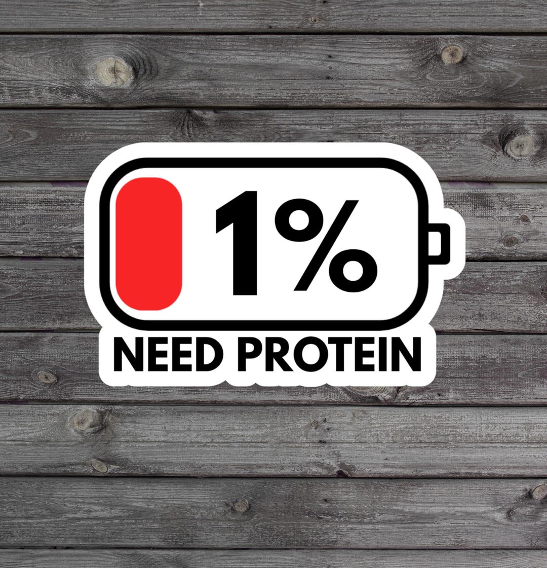Funny Need Protein Sticker, Gym Humor, Protein Lover, Gym Rat, Muscle ...