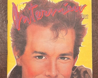 Interview vintage d'Andy Warhol avec Mickey Rourke, mars 1985