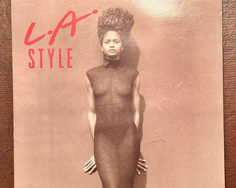 Rivista vintage L.A. STYLE aprile 1989 Copertina speciale del numero di moda primaverile Karen Alexander