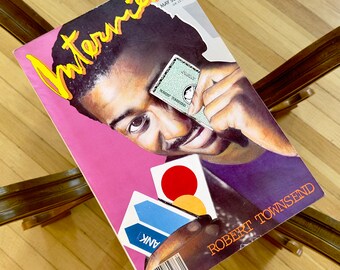 Interview Magazine, vintage, avec Robert Townsend, mai 1987, Andy Warhol