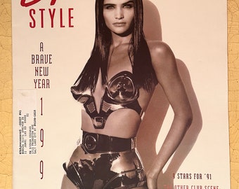 L.A Style Magazine, Vintage, January 1991, Fashion For the Fit