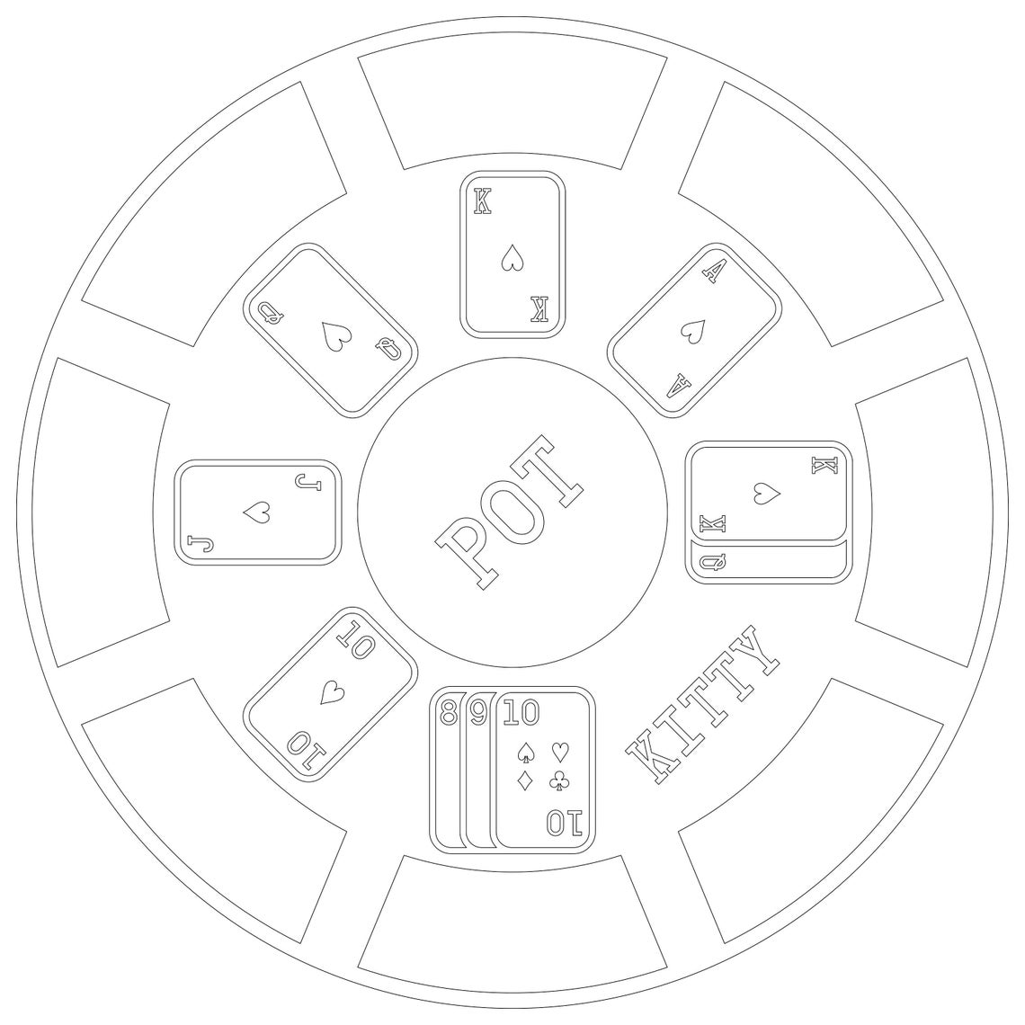 Tripoley Game Board Vector File. - Etsy