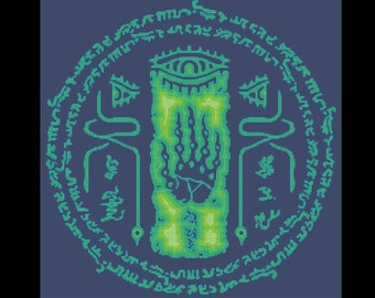 Zelda TotK Zonai Terminal Cross Stitch Pattern