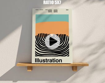 5x7 ratio notebook mockup, Hardcover Journal Mockup, Video Animated Journal Mockup, PSD smart object, Vertical book mockup
