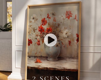 Video Frame ISO A1 Mockup, Animated frame Mockup, PSD smart object, Vertical frame mockup, Wood Frame Mockup, print frame mockup, wall art