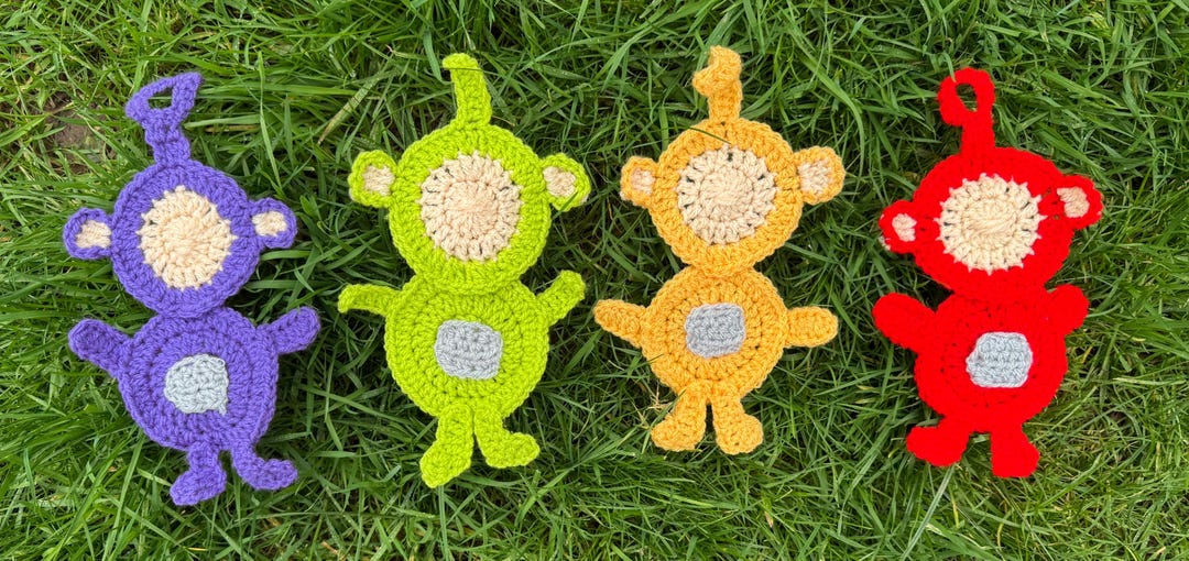 Tubby Tubby Friends Crochet Appliqué Pattern - Etsy