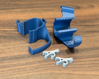 Boeing 737 Bose A30 battery pack/headset holder with cable management/visor clips