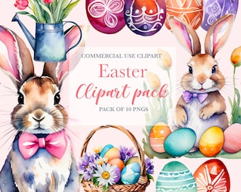 Osterhase Eier Korb Aquarell Zeichnung Png Clipart digital Sublimation Frühling Tulpen Blumen