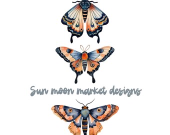 Motten png Clipart digitaler Download