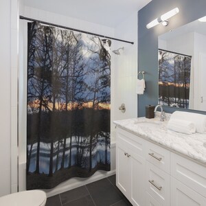 Good Evening Shower Curtain