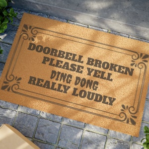 Doorbell Doormat
