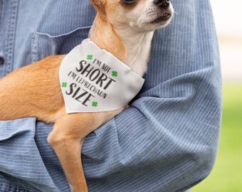 Too Short St Patrick's Day Pet Bandana Collar- Dog Bandana- Puppy Bandana