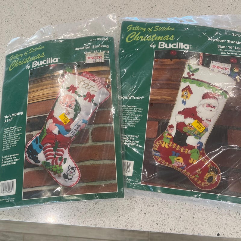 Bucilla Stocking Kit - Etsy