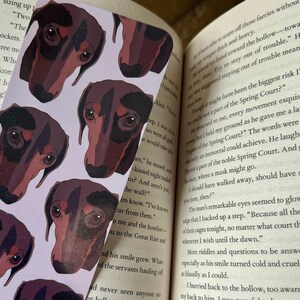 Custom pet portrait bookmark hand drawn from photo, personalised dog or cat bookmark realistic fine line pet illustration gift for book lovers.