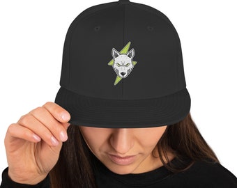 Snapback Hat, Volt Inu, Merchandise, Gift, Volted Dragon Sailors Club, Gaming, Shooter, Merch