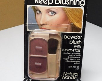 VINTAGE ~REVLON~ Natural Wonder Powder Blush Keep it Plum Duo