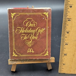 Vintage 1979 McDonald's Norman Rockwell Tiny Tim Christmas Ornament In Box Xmas