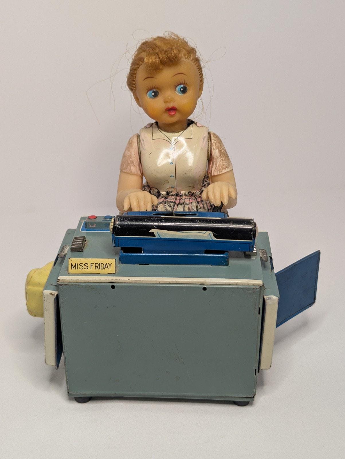 動画あり！！★1953年LINEMAR TOY DC-7（ハンドグリップ付き Video Available 1953 Linemar Toys Douglas Dc-7 With Hand