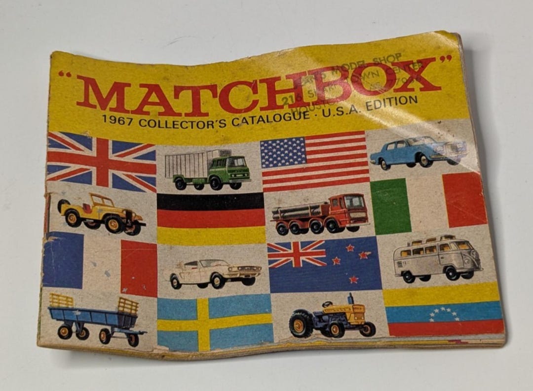 Matchbox Identification Guide Matchbox Collectors Guide 1967 USA Edition International Catalog 5.25 ...