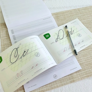 Spencerian practice kit, Handwriting kit, Handwriting practice, Calligraphy worksheets