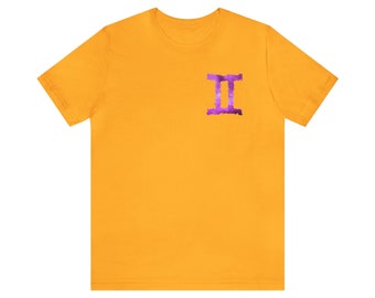 Géminis - Camiseta de manga corta Gold Unisex Jersey