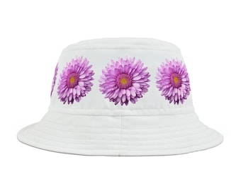 Aster September Birth Flower - Bucket Hat